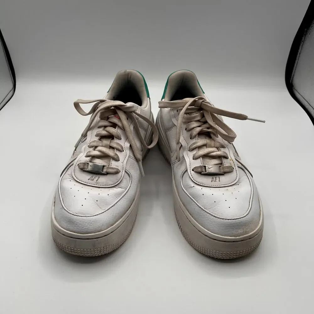 NIKE Air Force 1 PLT.OR.ORM White Jade Pink Womens Sneakers